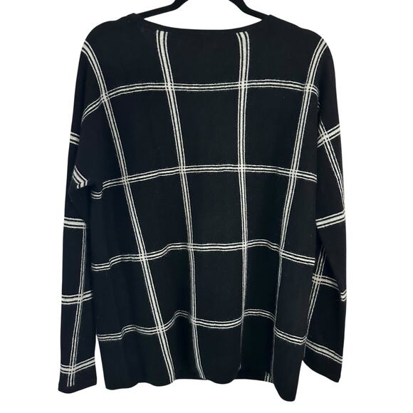 Charter Club Cashmere Sweater Medium‎ Women’s Striped Crewneck Pullover Soft - Picture 3 of 6